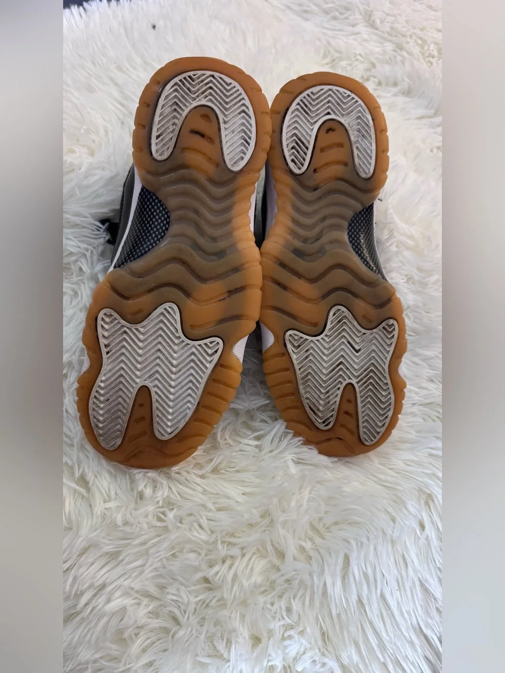 Black Kids Athletic Sneakers with Gum Sole